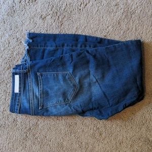 Cello dark washed distressed jeans